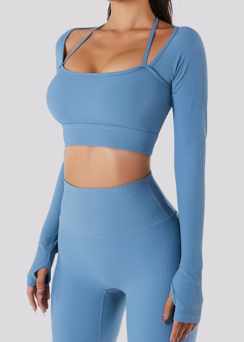 Tee-shirt Manche Longue Sunrise - Coques intégrées - Super Active™